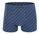 Мужские боксеры с геометрическим рисунком (Размер: XXL) (Цвет: синий)
