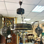 Винтажная люстра 3-х рожковая