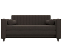 Диван прямой Лига-070 РОГОЖКА Амур 05 коричневый