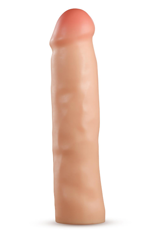 Насадка-удлинитель Blush Vindicate, телесная, силикон