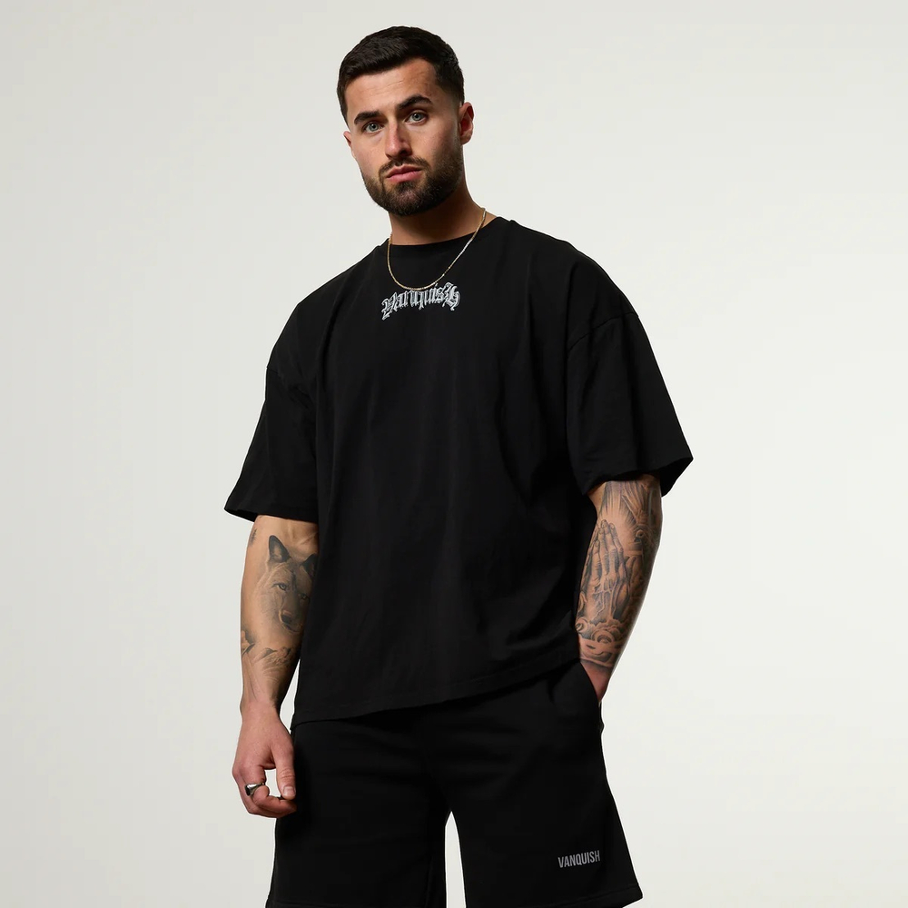 Футболка VANQUISH Olympus Black Ares Oversized T-Shirt