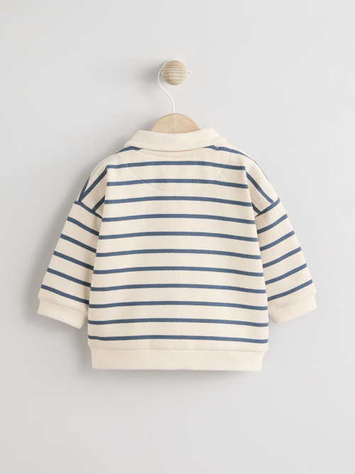 Трикотажная толстовка для малышей Next AB5-973, Белый, Синий