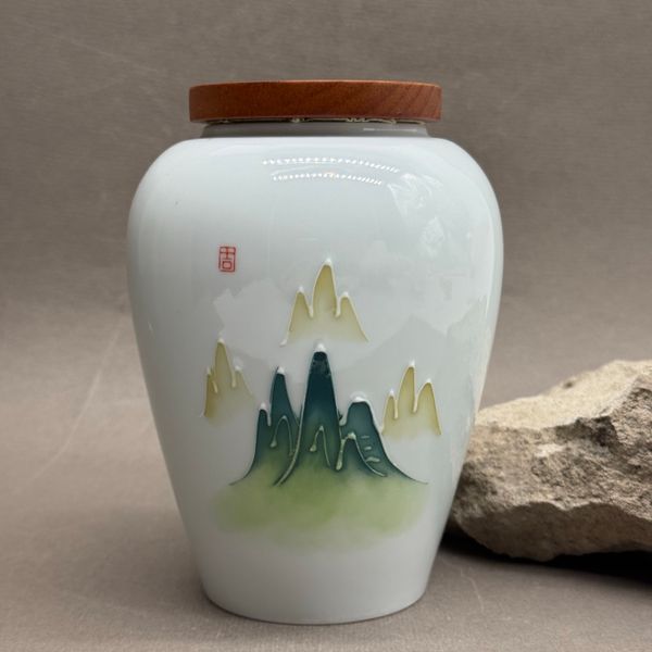 Чайница Кактус, фарфор, 500мл