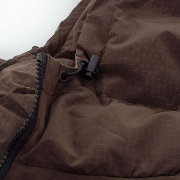 Пуховик Macro Hooded Puffer коричневый - фото 7