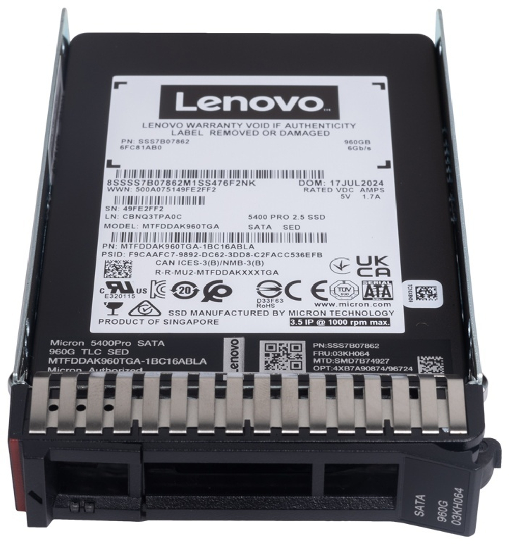 SSD Lenovo 4XB7A90874 960 Гб