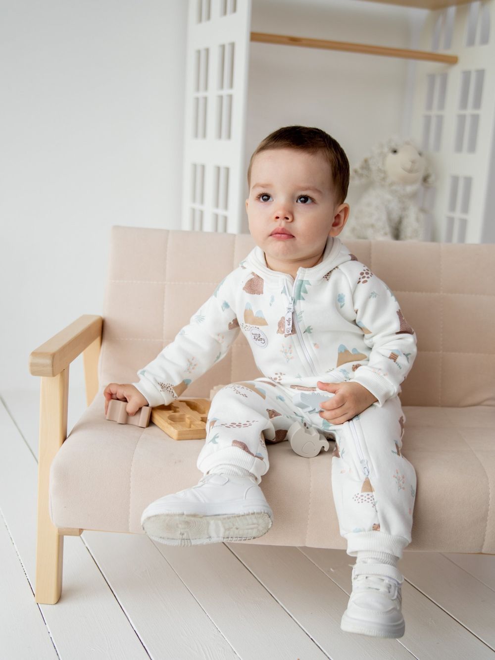 Комбинезон с капюшоном "Тайга" утепленный 0+