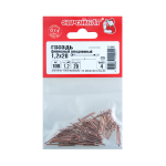 ГВОЗДИ ФИНИШНЫЕ СТРОЙБАТ ОМЕДНЕННЫЙ 1,2Х20ММ 100ШТ