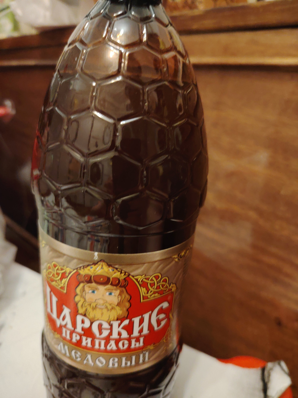 Царский непастеризованный медовый напиток 1 л