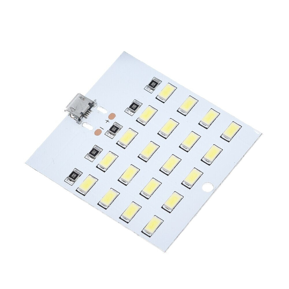 Панель освещения Mirco USB  5730 smd 5в 430mA ~ 470mA белая