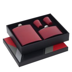 GAEM Набор из 4-х предм: фляжка 240 мл, L22 W17,5 H4 см