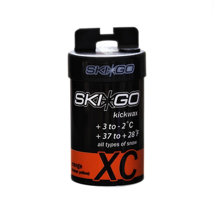 SkiGo Мазь держания XC Kickwax Orange  +3° до -2°С