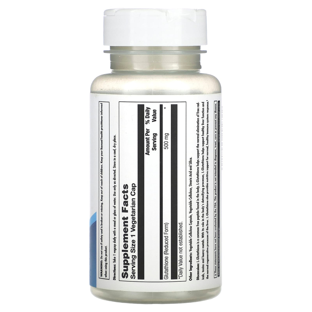 KAL, L-глутатион SR, 500 мг, 30 вегетарианских капсул