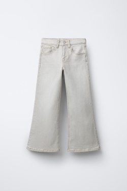 ZARA ДЖИНСЫ FLARED, СЕРЫЙ