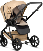 Детская коляска Tutis Viva 6 Plus Teddy 3 в 1 с автокреслом Elo Lux EduSky Black 1612111 Creamy