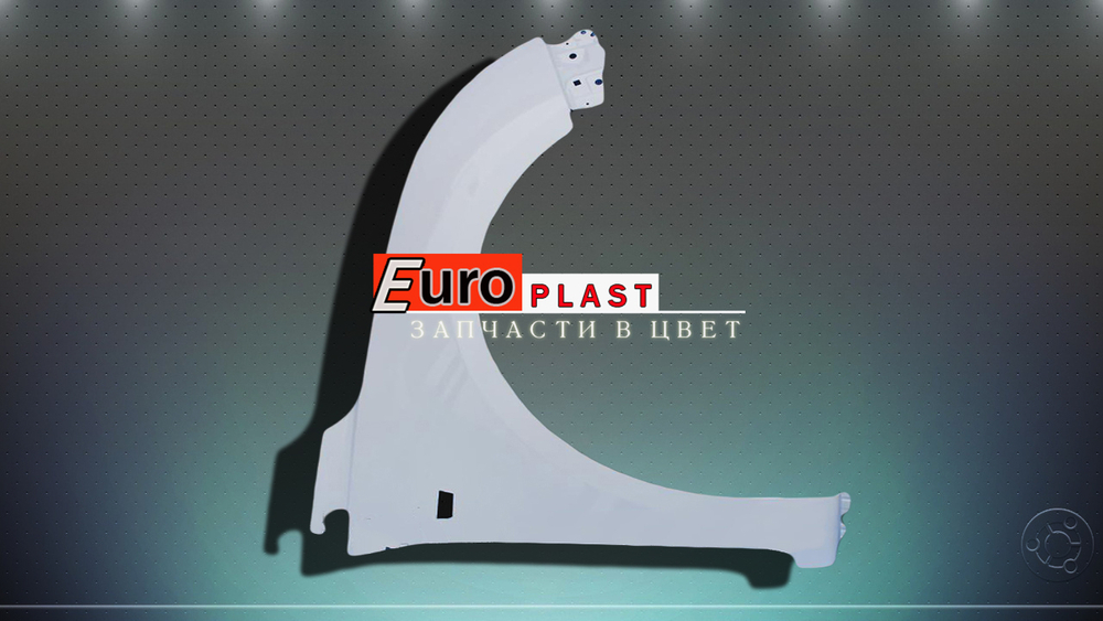 Переднее правое белое крыло  Chevrolet Cruze 2009-2012