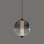 Подвесной светильник MD24022079-1A black/smoky