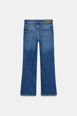 ZARA ДЖИНСЫ Z1975 MINI FLARE С ВЫСОКОЙ ПОСАДКОЙ, СИНИЙ