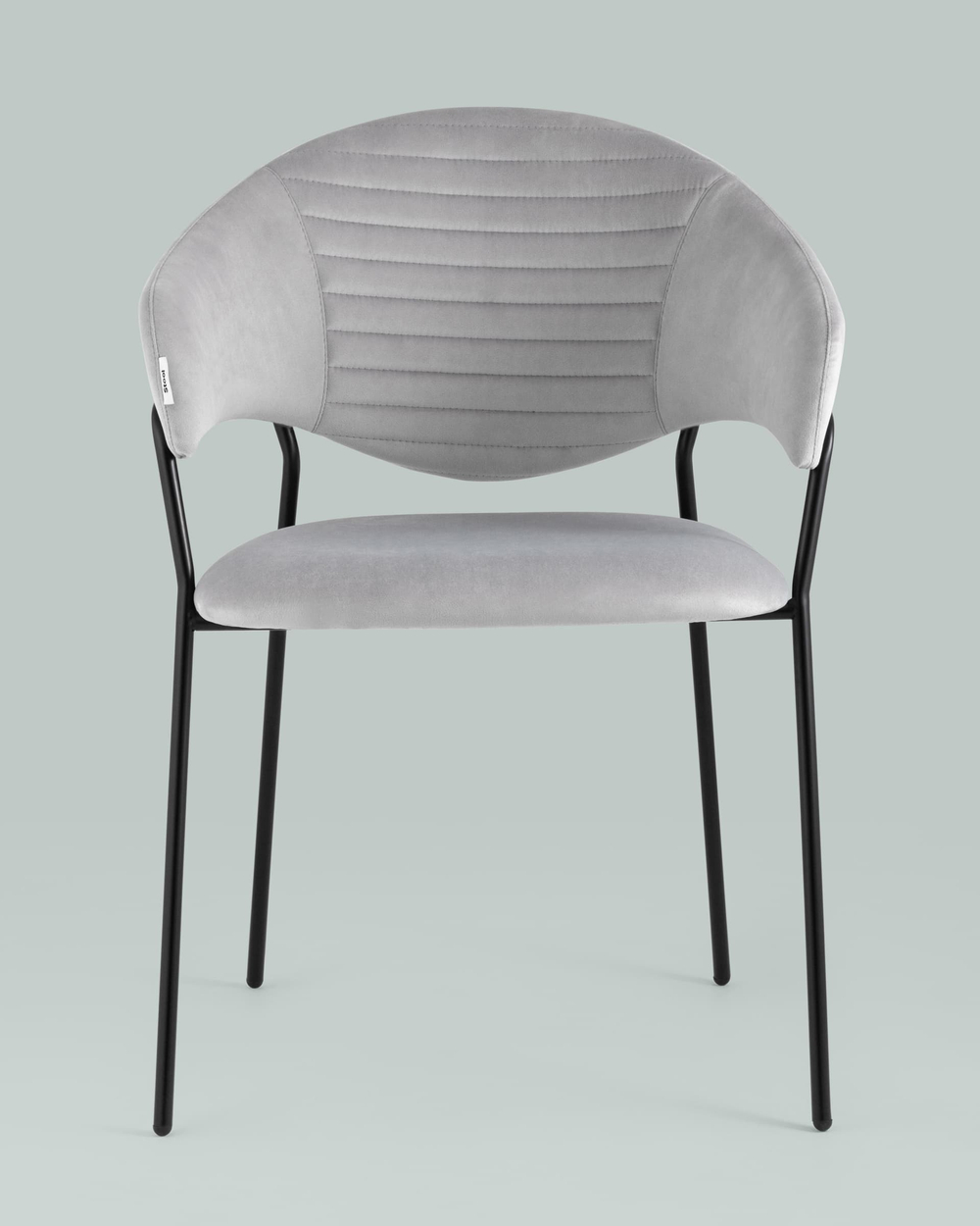 Стул Алексис велюр серый 2 шт