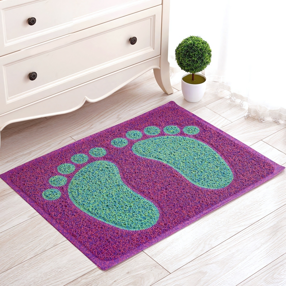 Коврик для ванной 38*58см "Ножки", полиэстер