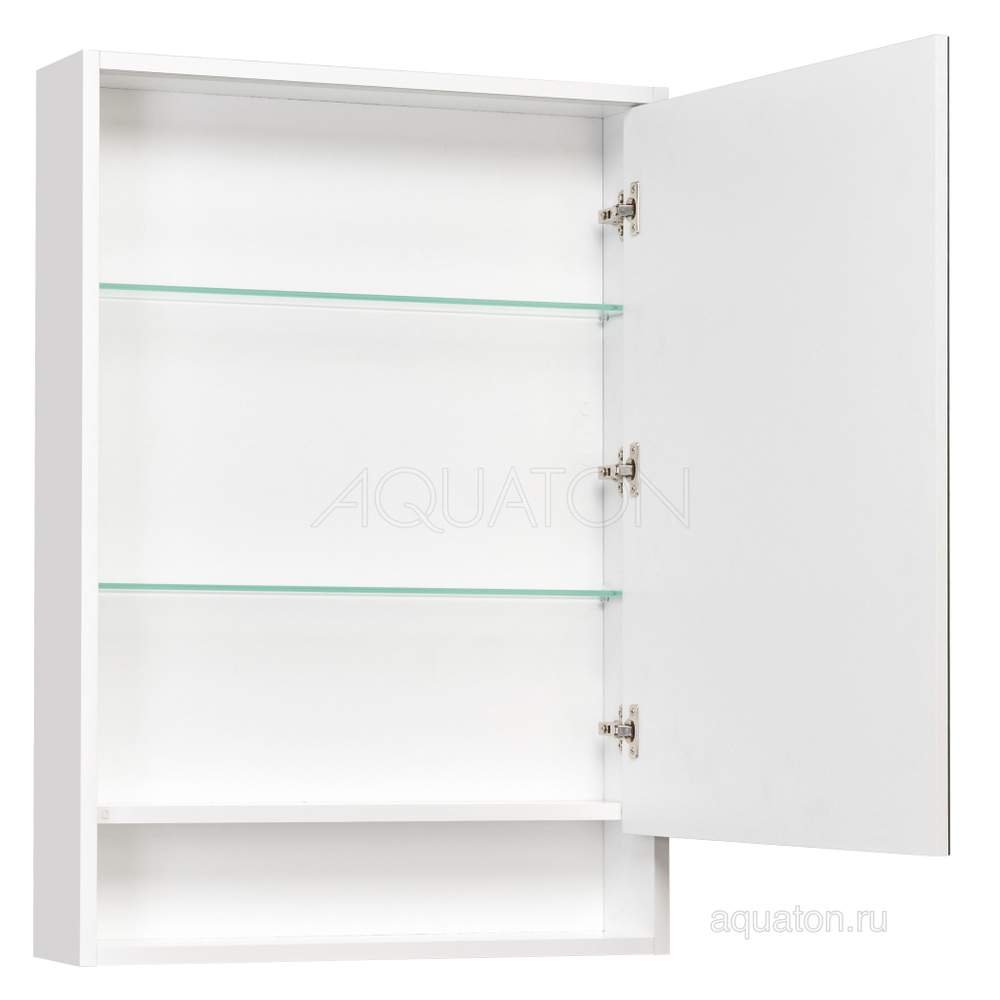 Зеркальный шкаф AQUATON Капри 60 белый глянец 1A230302KP010