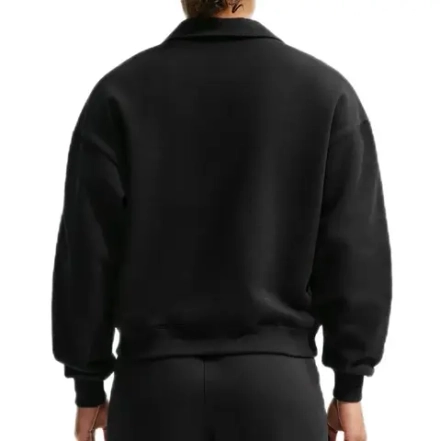 Женская теннисная куртка Nike Court Collection Heritage Fleece - black/white