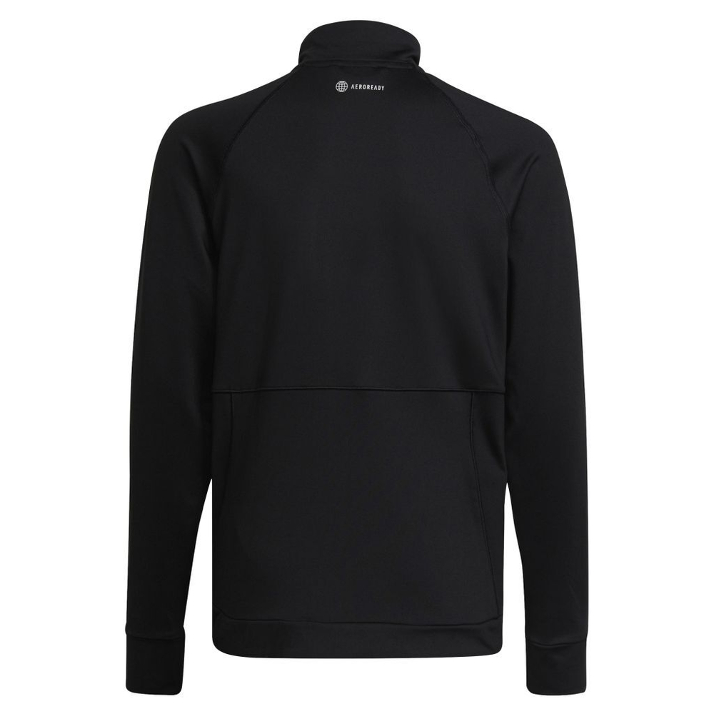 Кофта для девочки теннисная  Adidas Sportwear Future Icons 3 Stripes Hooded - черный