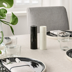 IKEA BARNASINNE  (ИКЕА БАРНАСИННЕ)  -  Кофемолка, черный/белый, 14 см