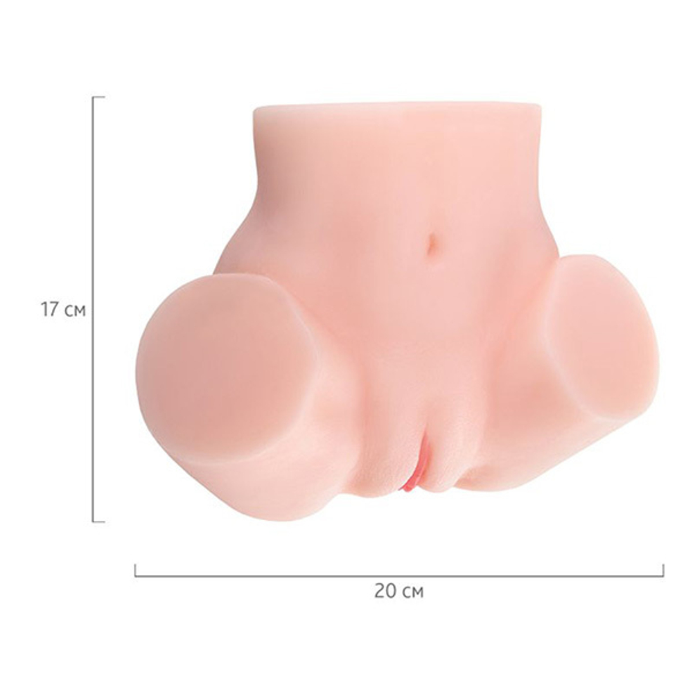 Мастурбатор-полуторс 20х17см ToyFa Juicy Pussy Adele 893036