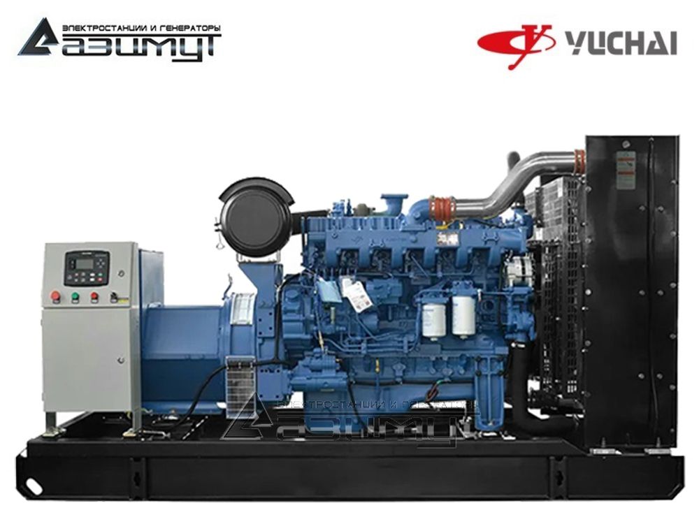 Дизельный генератор Азимут АД-320С-Т400-1РМ26 Yuchai