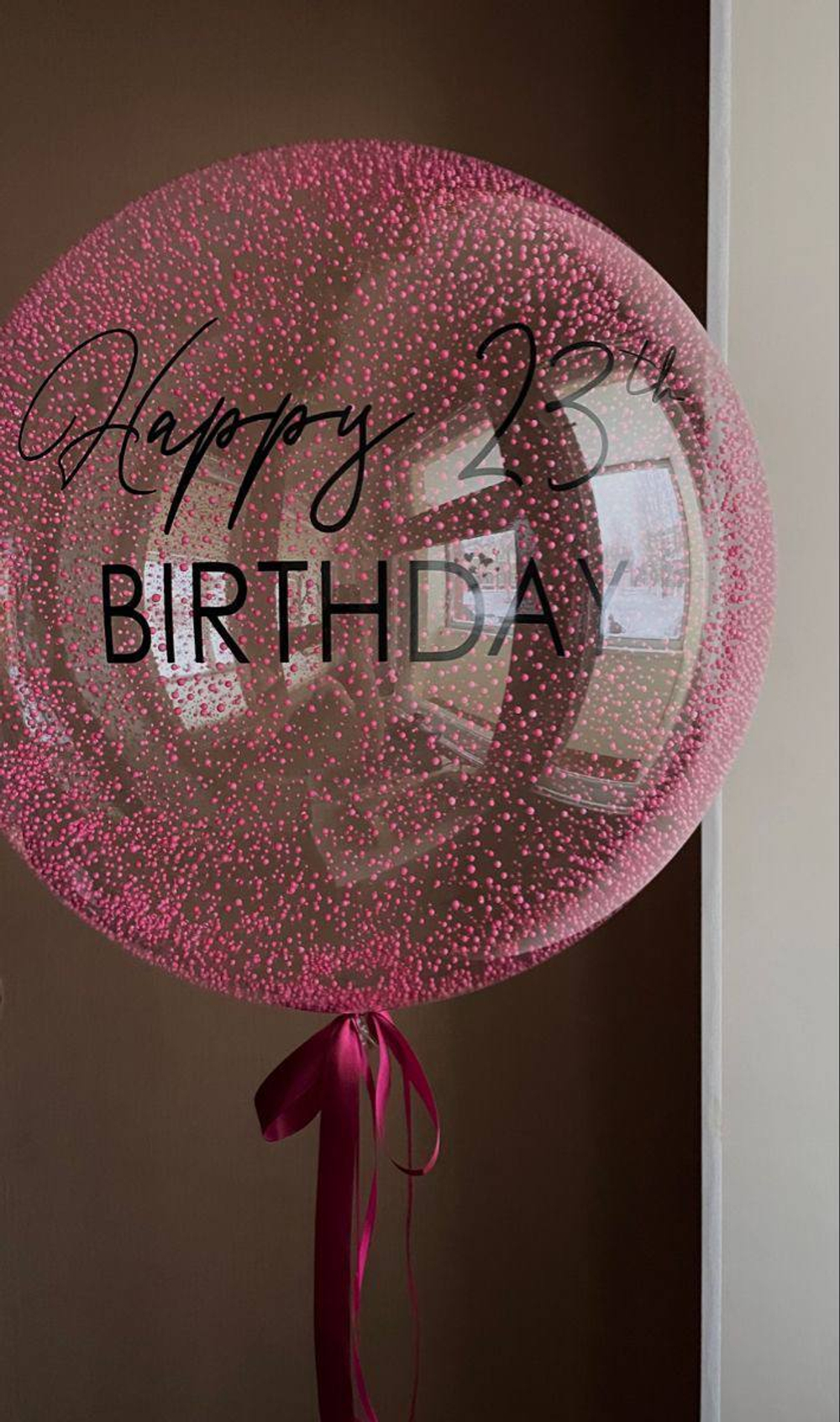 Баблс (30"/75 см) с наполнением и надписью