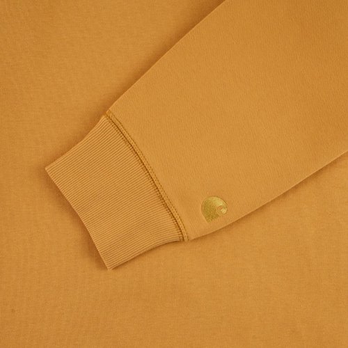 Толстовка мужская Carhartt WIP Chase 13 Oz артикул:I026383_yellow - купить в магазине Дайс