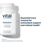 Vital Nutrients, Селен, 90 веганских капсул (200 мкг в каждой капсуле)