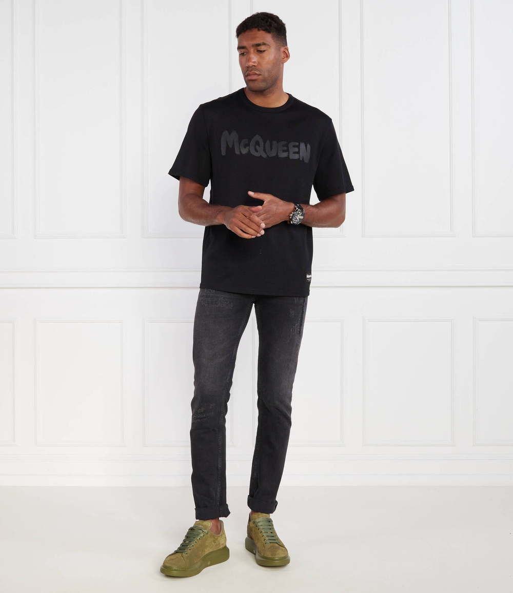 Футболка Alexander McQueen - черный(750662 QVZ13)