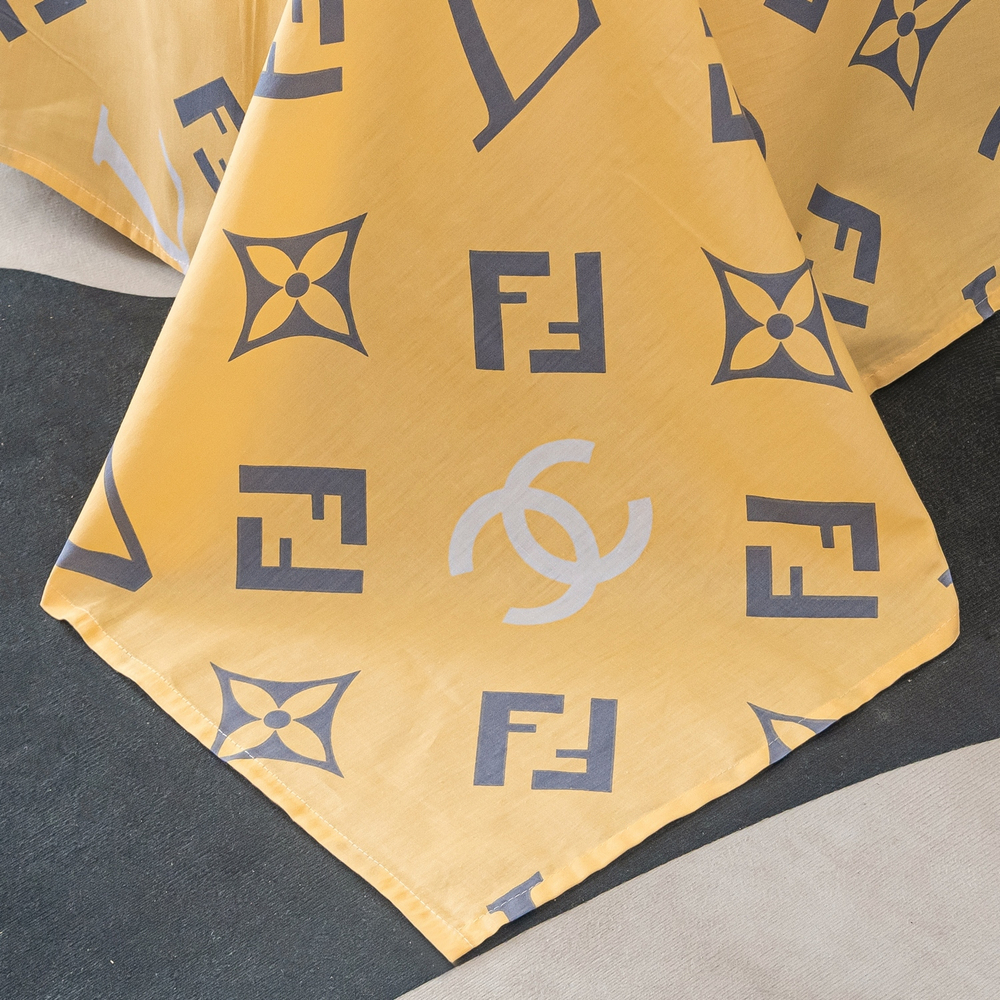 Комплект постельного белья Сатин с Одеялом 100% хлопок 160x80 на резинке OBR125