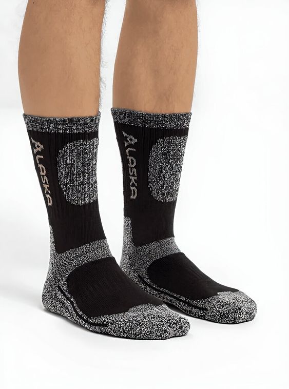 Тактические термоноски Alaska Черно-серый 12 пар