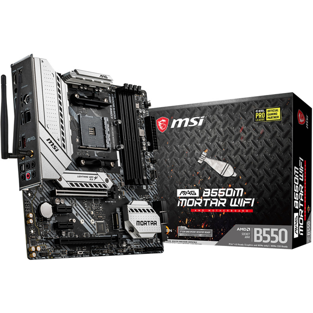 Материнская плата MSI MAG B550M MORTAR WIFI RTL