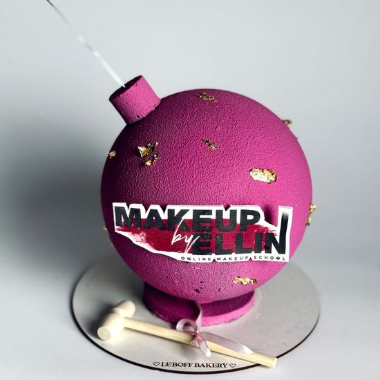 Шоу-торт бомба с логотипом корпоративный