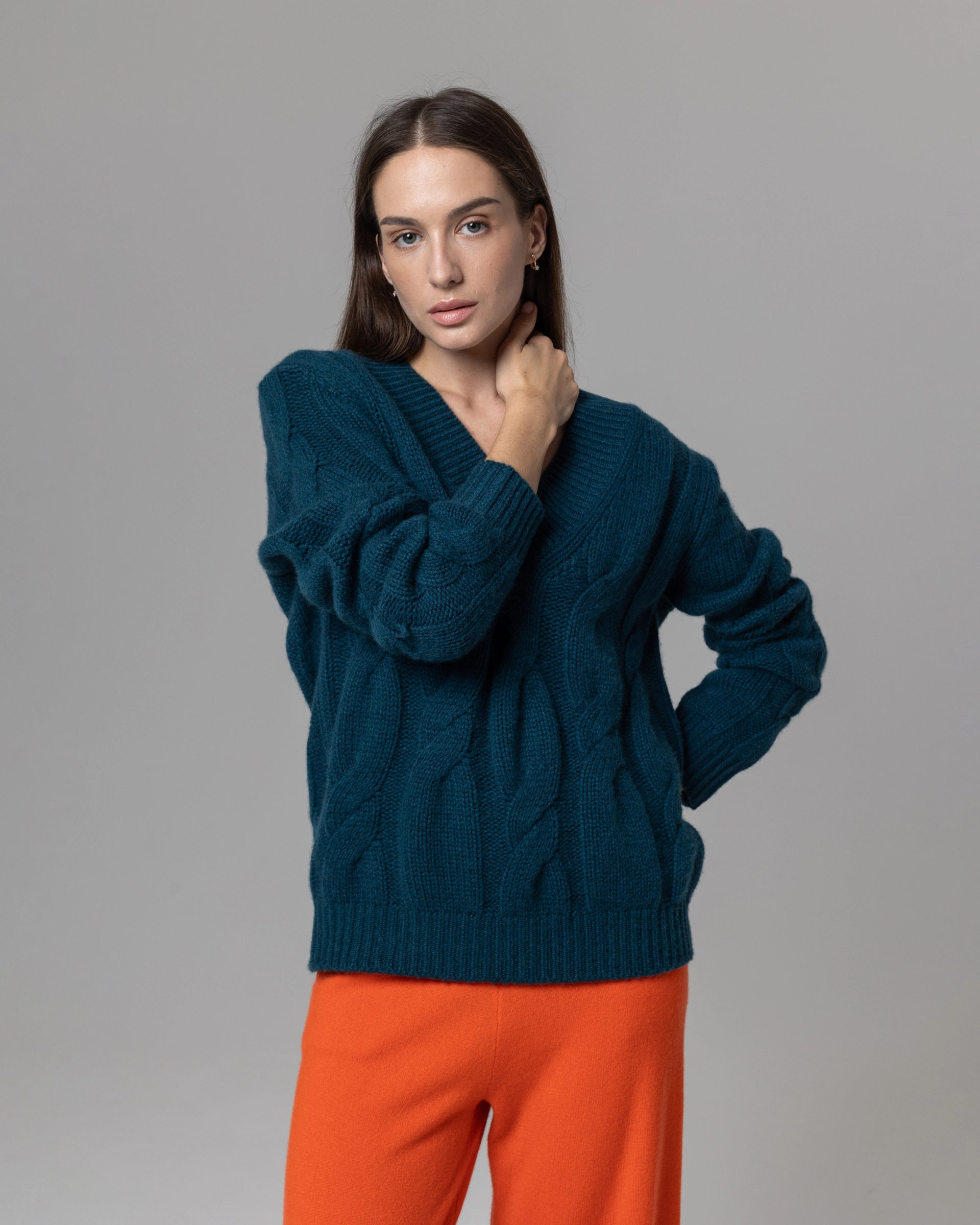 Кашемировый пуловер