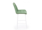 Барный стул Woodville Челси 360 фисташковый (zd 651), белый np, ножки белые