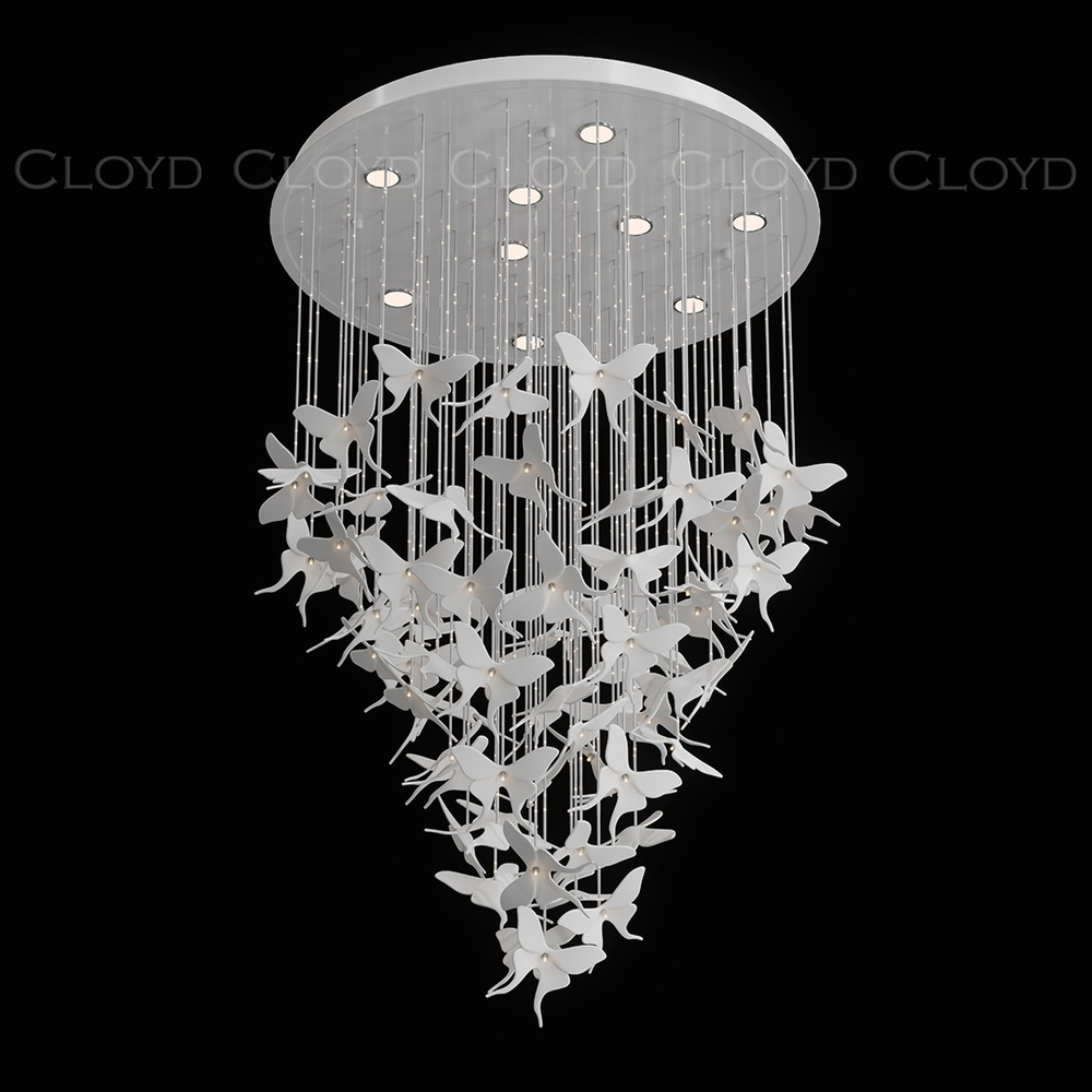 Люстра Cloyd TROPICA C9 / выс. 120 см - керамика - белый (арт.11531)