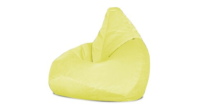 Кресло-мешок (0,85*1,00*1,05) Астра В25-464 (Астра желтая с ворсом) (c.т) 85*100*105 см, Желтый  Нераскладной Фиеста в наличии
