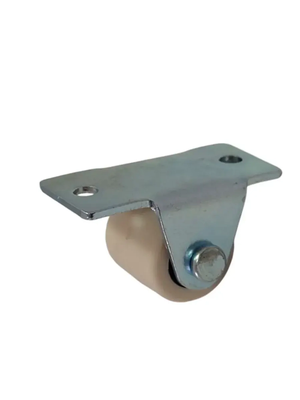 Белое колесо для дивана прорезиненное, 4 см