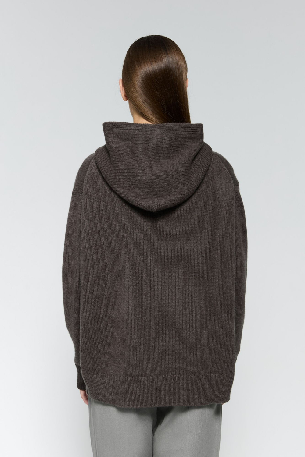 Худи  из объемной шерсти