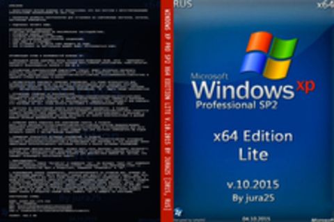 Windows XP Pro SP2 x64 Edition Lite v.10.2015 by jura25 [2015, RUS]