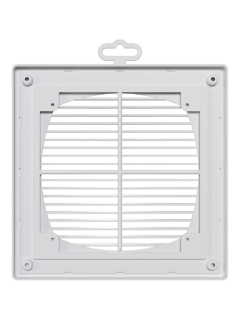 Решетка вентиляционная П сетка разъемная 209х209 пластик ERA