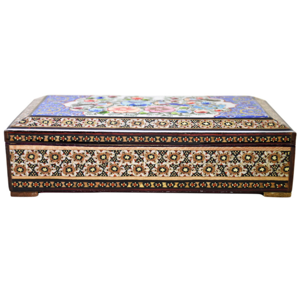 Шкатулка Хатам Кари Sadr 979 (khatam-kari) сувенир из Ирана в технике хатамкари