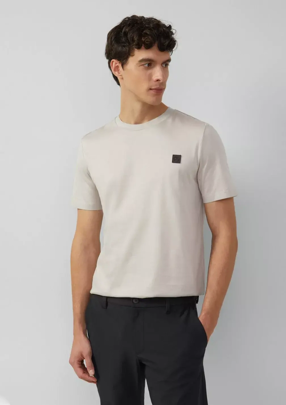 Футболка из мерсеризованного хлопка с логотипом s.Oliver Black Label