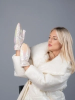 Варежки женские зимние непромокаемые болоньевые