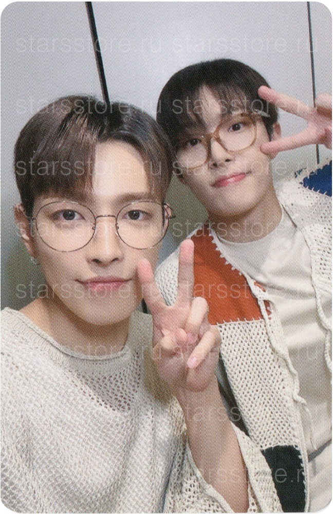 Фотокарта Hongjoong &amp; Mingi ATEEZ 10th Mini Album [GOLDEN HOUR : Part.1 ‘WORK TO LIVE VER.’]