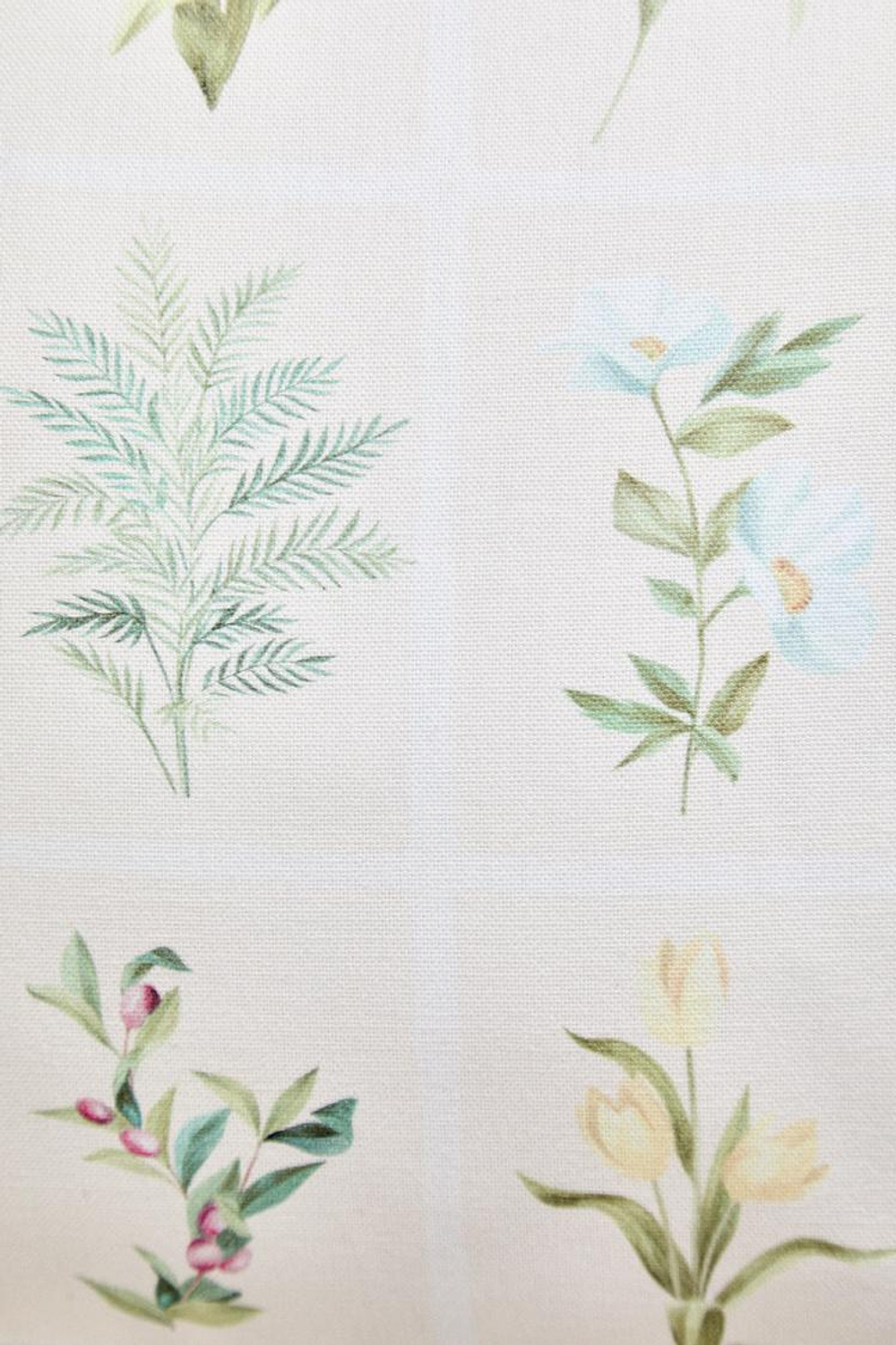 ZARA HOME ЧЕХОЛ ДЛЯ ДЕКОРАТИВНОЙ ПОДУШКИ С ПРИНТОМ «ЦВЕТЫ», ЭКРЮ